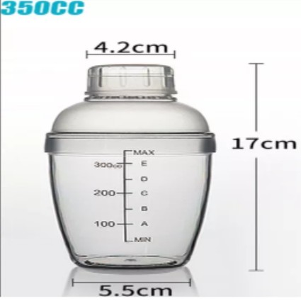 Shaker 350 ml Polikarbon Ölçekli Başarılı Sepete Eklendi