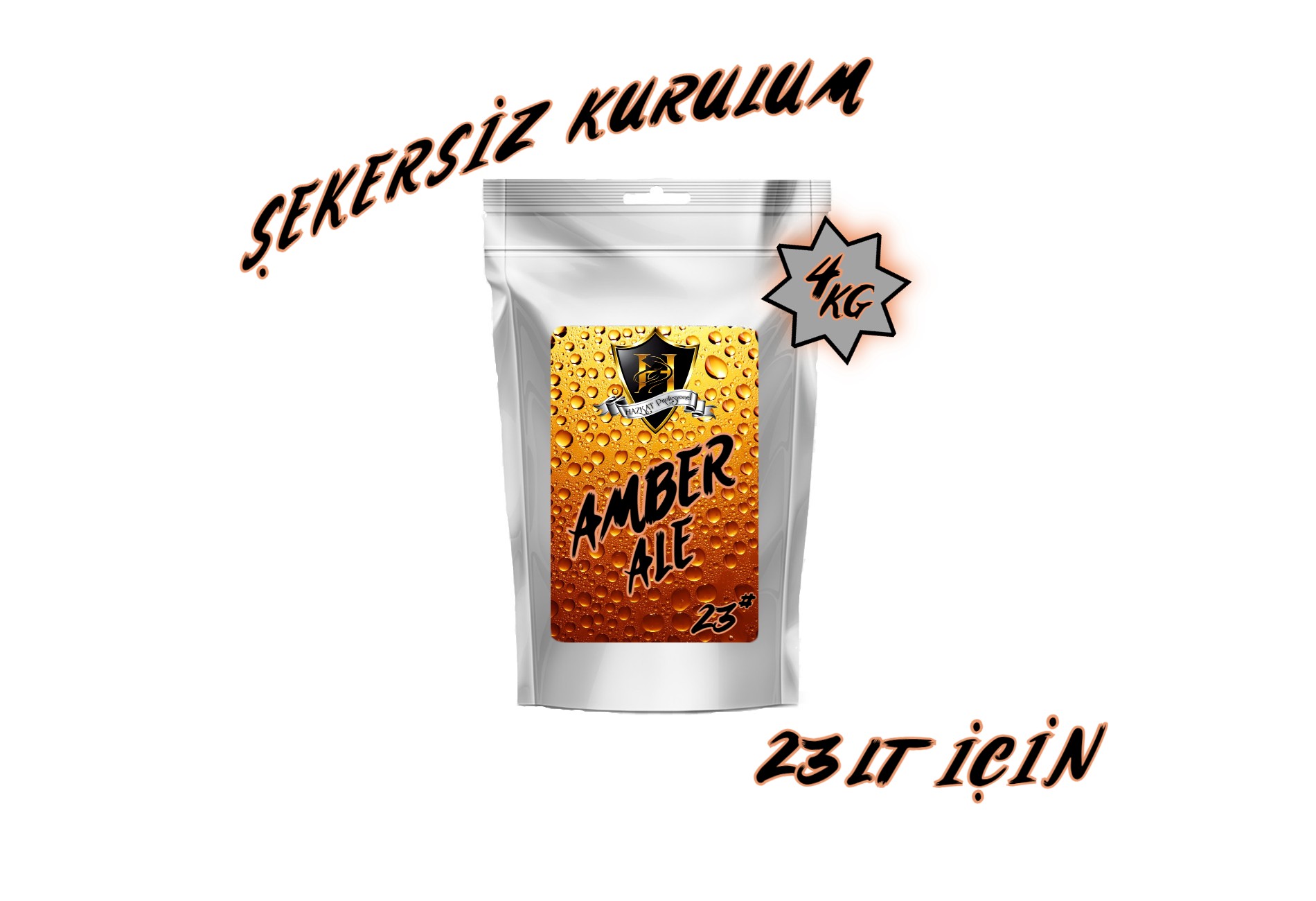 Amber Ale 23 lt Malt Özü Şekersiz kurulum