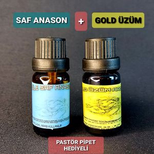 GOLD ANASON SETİ 10ML ANASON + 10ML X2 GOLD ÜZÜM