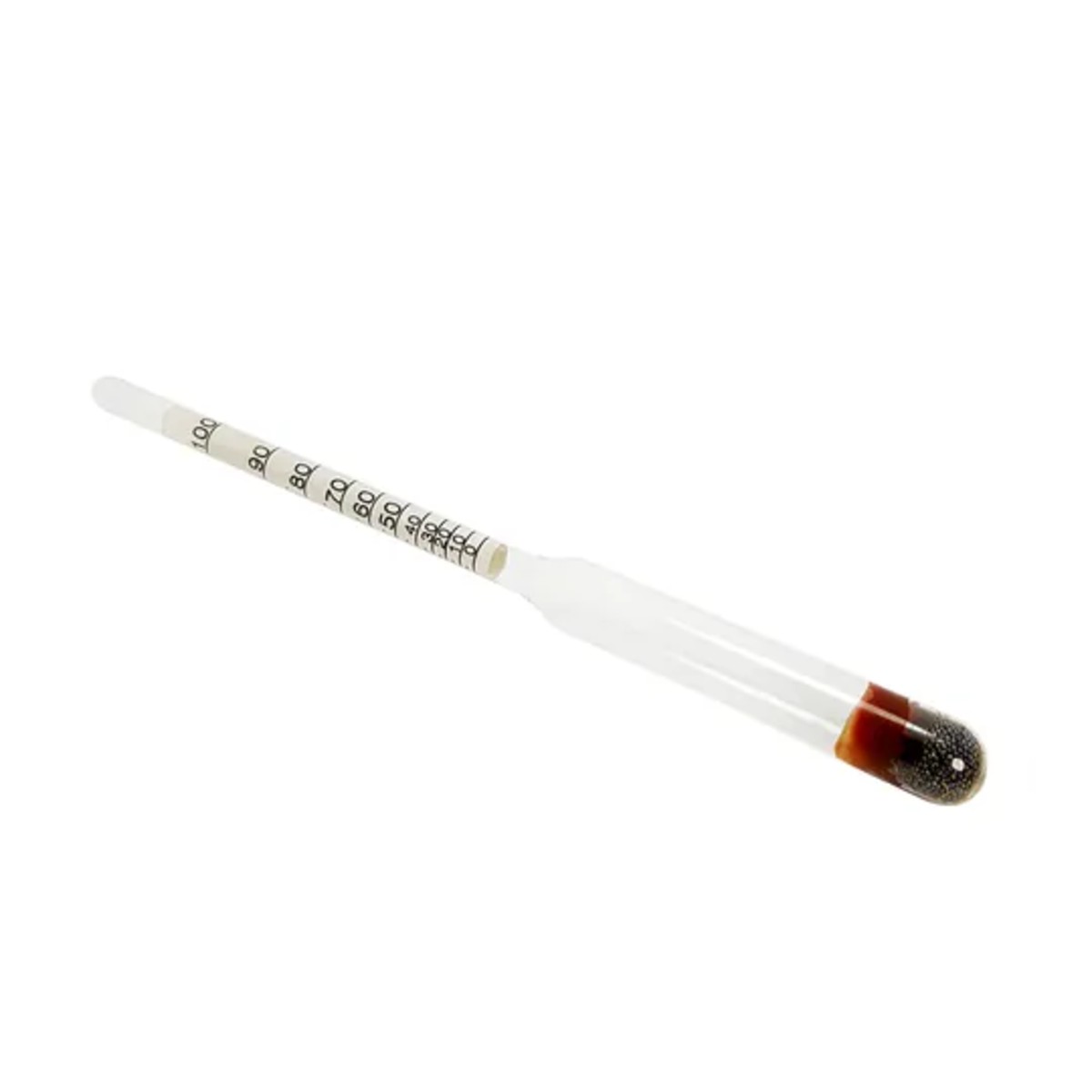 AlkolMetre 20cm Kısa Form 0-100 Derece 